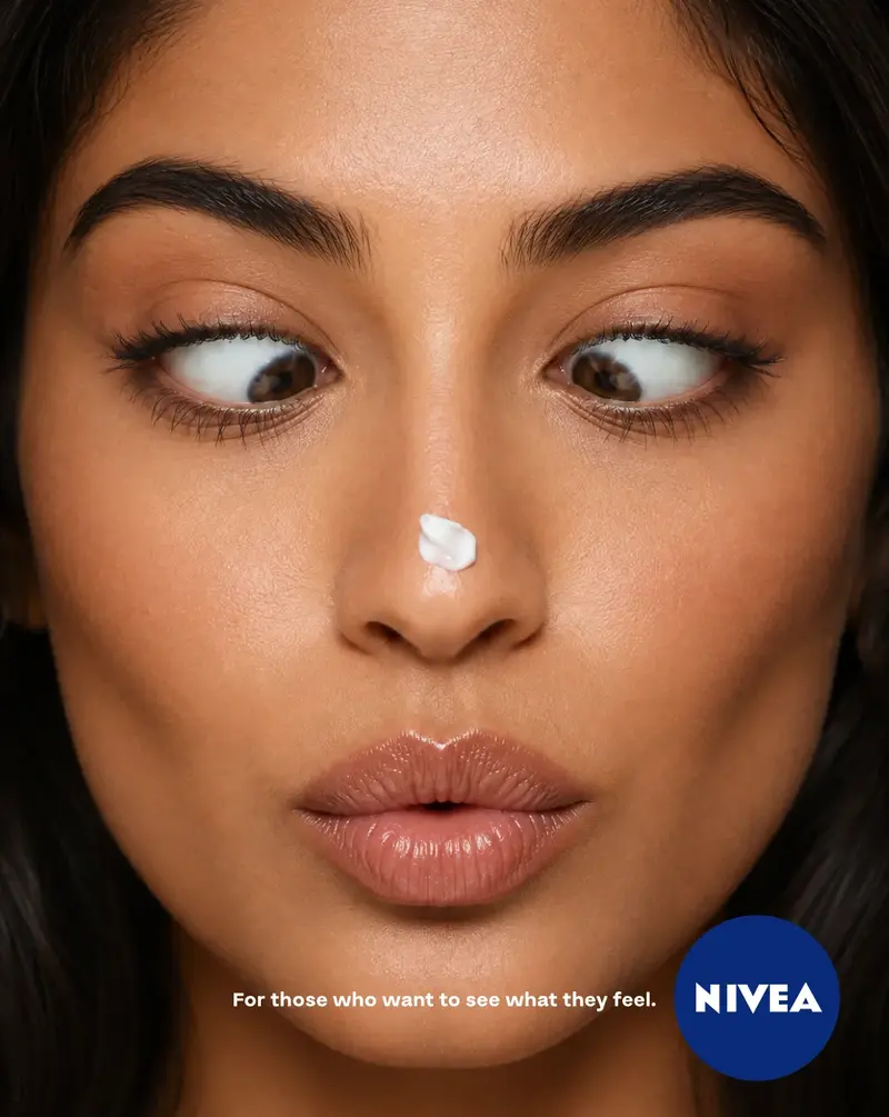 NIVEA campaign portrait variation