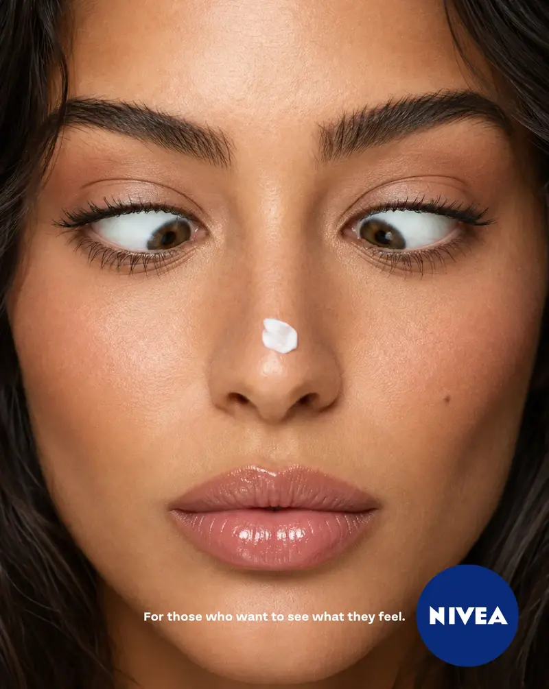 NIVEA campaign portrait variation