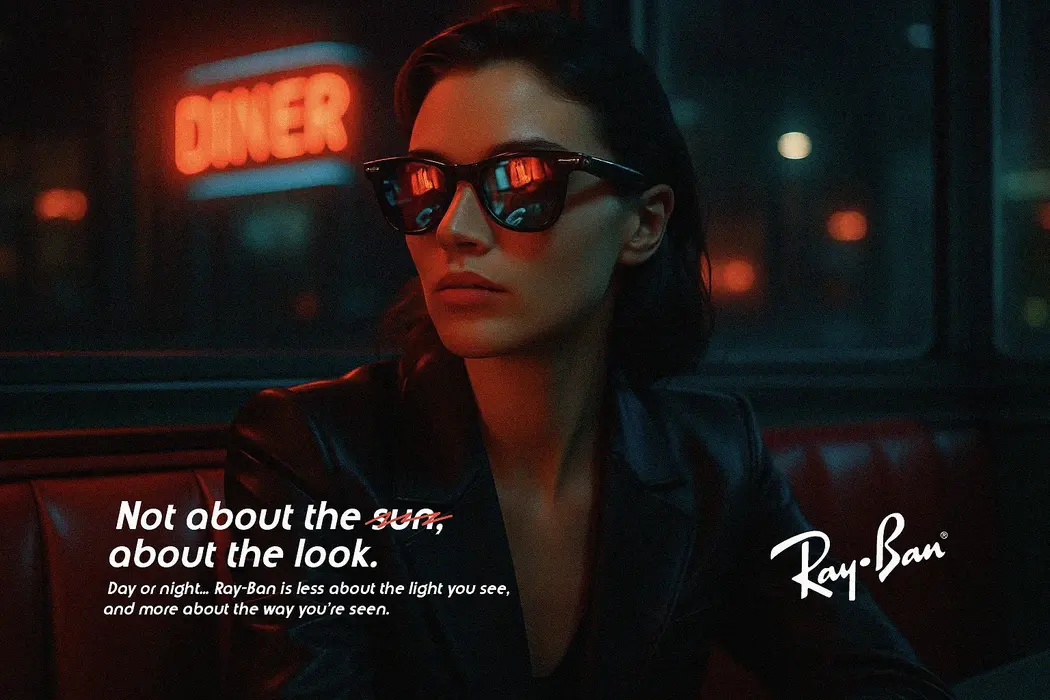 Ray Ban campaign artwork 1
